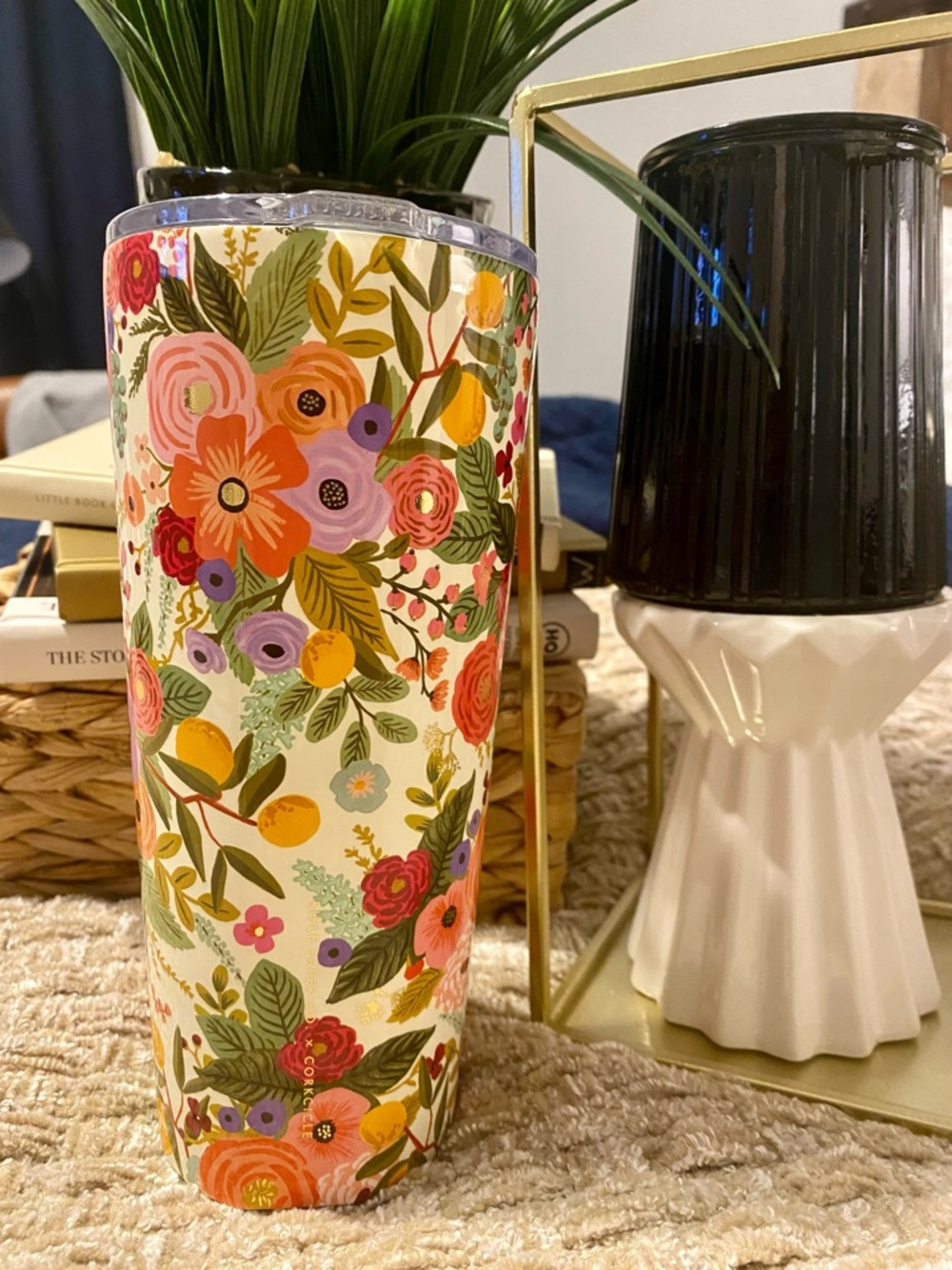 Corkcicle Floral Vase Tumbler in Pink, Orange, Yellow, Purple, Green